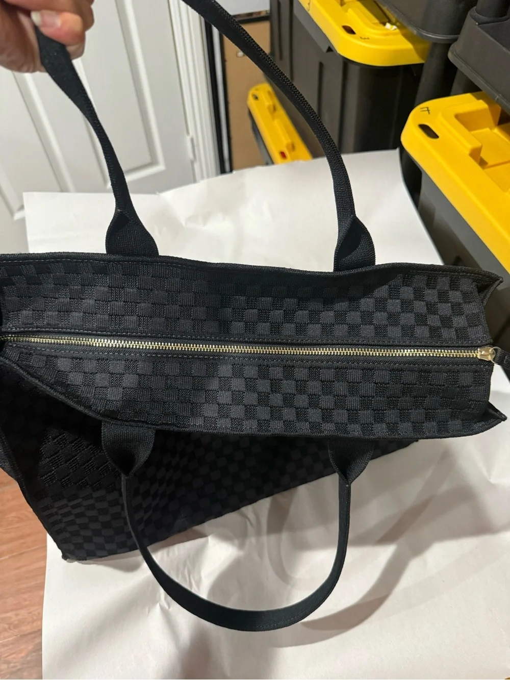 Rothy's The Classic Tote in Black Sand NWOT